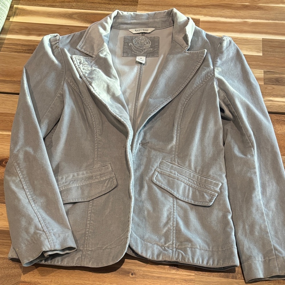 White House Black Market Women's Gray Blazer
